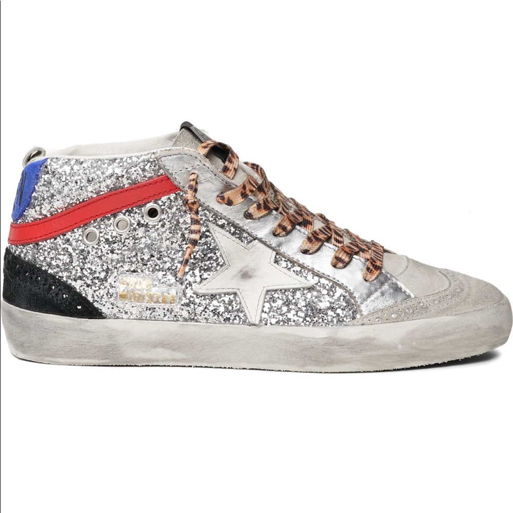 Golden Goose Mid Star Glitter Sneaker 40